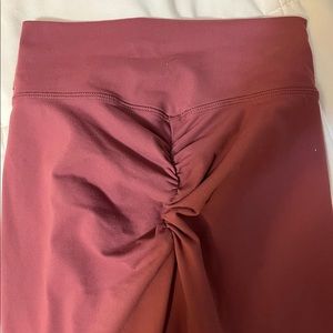 ZYIA pink leggings with cute back